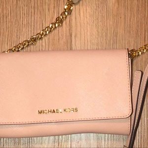 NWT Pink Michael Kors crossbody purse